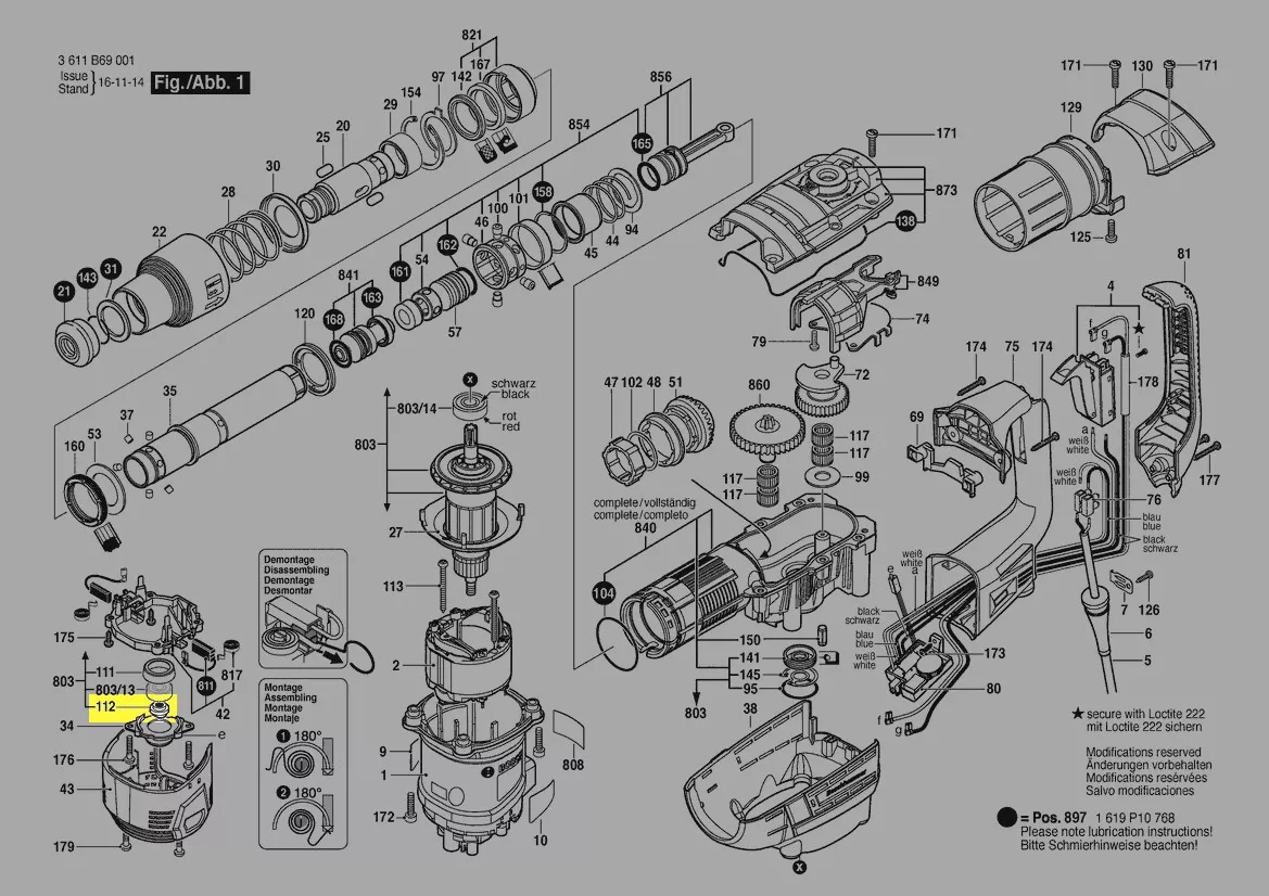 bague aimant réf. 1 619 P10 179 BOSCH